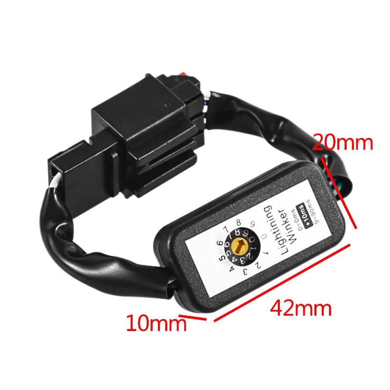 

2Pcs/Set Dynamic Turn Signal Indicator LED Taillight Add-on Module Cable Wire Harnes Fit For Volkswagen VW Golf 7 2012-2018