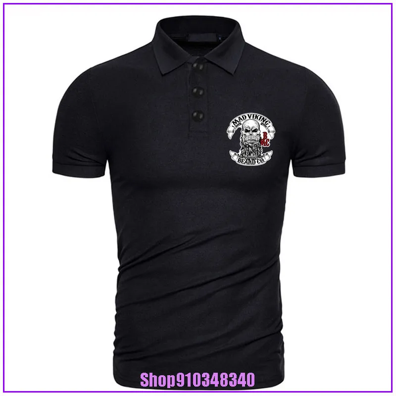 Hot Sale New Men'S Polo Shirt viking beard Summer Style Fashion Designing Normal Charismatic guy polos para hombre | Мужская одежда