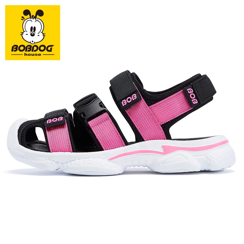 BOBDOG house kid shoes new color matching breathable baby comfortable non-slip casual boys and girls sandals 9211 | Мать и ребенок