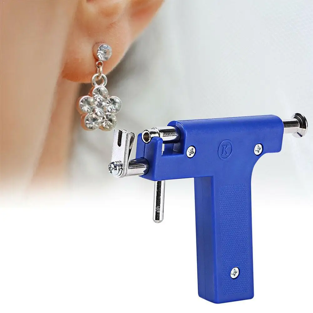 

Профессиональный тату пистолета набор инструментов для стержня уха Сталь пистолет боли безопасный средства ухода за кожей носа стерильный...