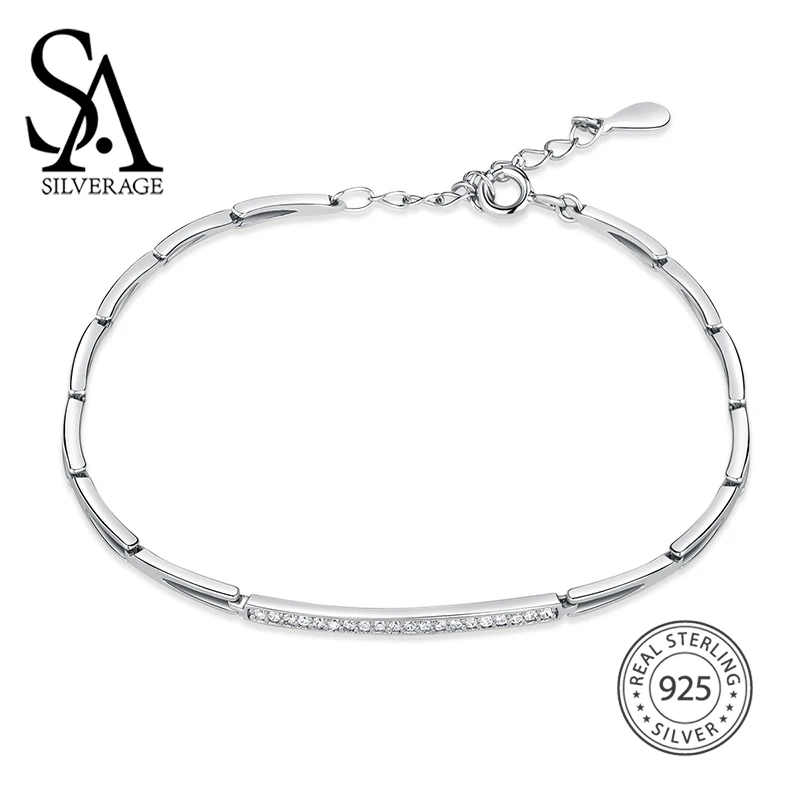 SA SILVERAGE оригинальные женские браслеты Подарочный браслет подружки для