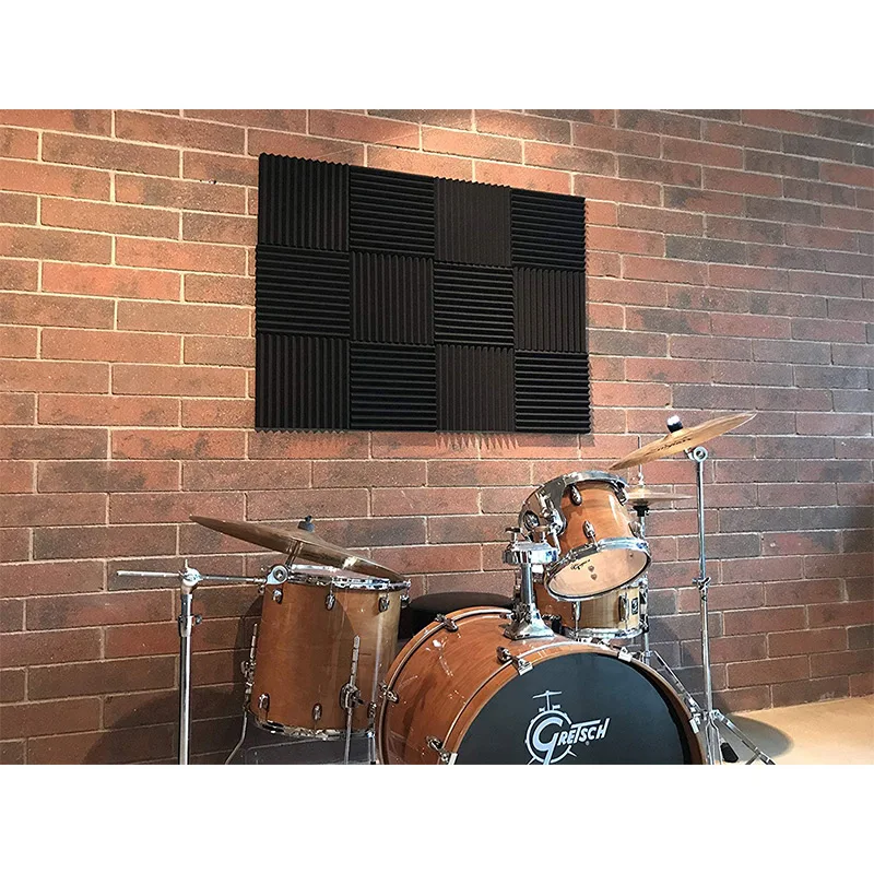 Акустические панели из пены звукоизоляционные студийные клиновидные плитки для