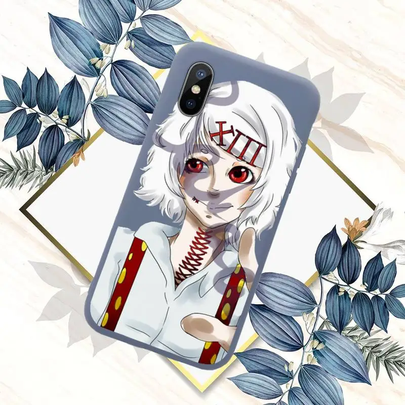 

anime JUUZOU SUZUYA Tokyo Ghouls Phone Case Candy Color for iPhone 6 7 8 11 12 s mini pro X XS XR MAX Plus