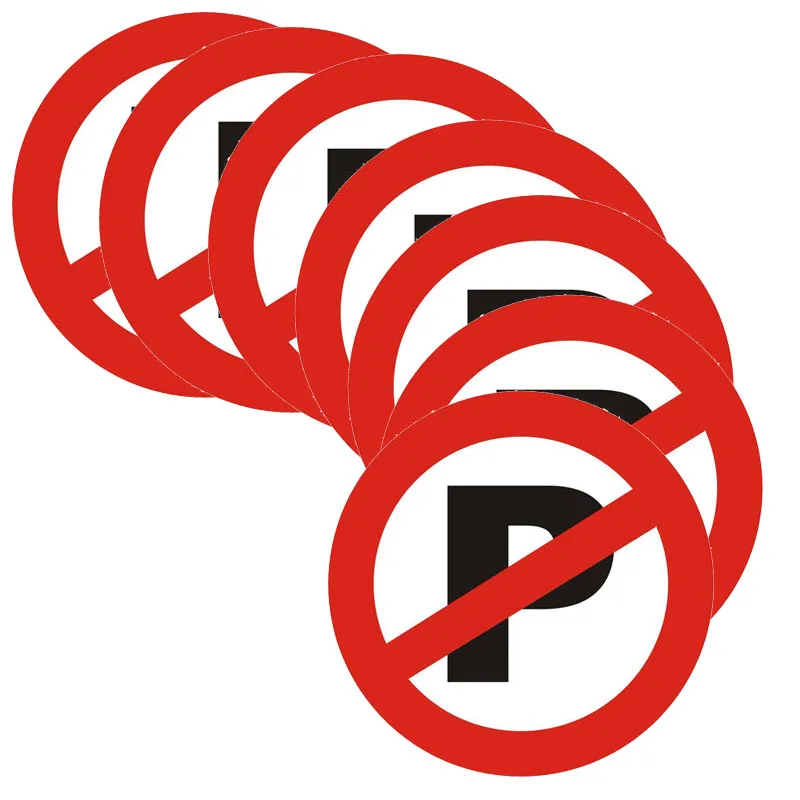 

Funny Warning Car Sticker NO Parking Accessories PVC Decal High Quality KK Vinyl Cover Scratches Waterproof PVC