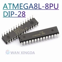 atmega8l 8pu atmega8 8 bit microcontroller 8k flash memory package dip 28 ic chip