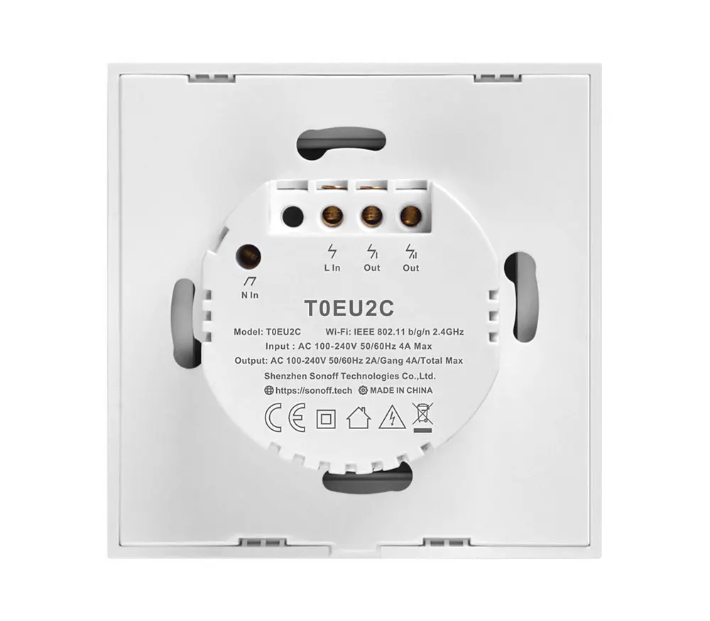 Itead Sonoff T0EU 86 1/2/3 серии TX настенный сенсорный переключатель Wi-Fi пульт дистанционного управления Управление умный дом переключатель работает с Alexa Google Home