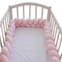safety protection bed girth in the crib for the baby room collision avoidance braid knot pillow cushion protector cot 1m2m3m