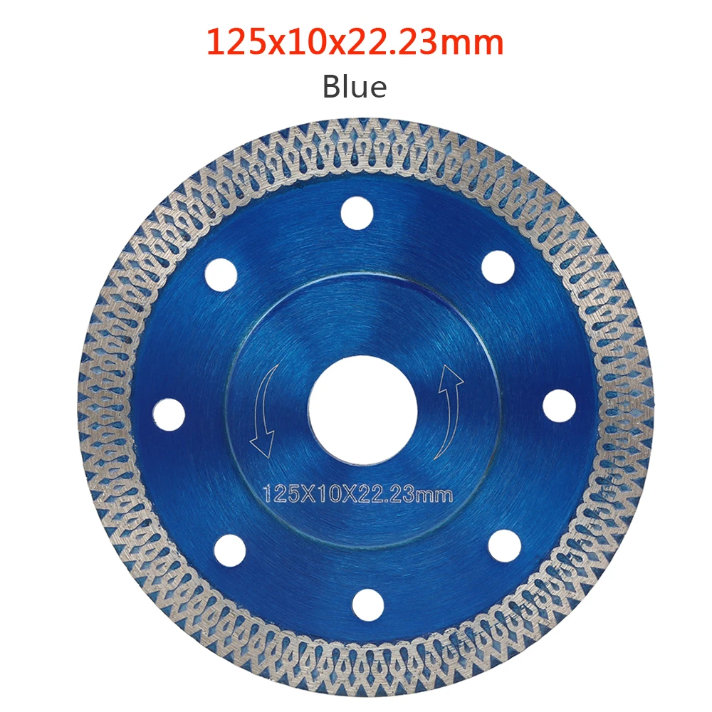 125mm 105/115/125 мм волна Стиль алмазный пильный диск для фарфоровой плитки Керамика сухой резки агрессивной диск Мрамор Гранит камень пильный диск - Цвет: 125mm