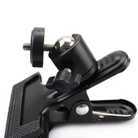 for camera tripod flash holder bracket metal clip clamp grip 14 inch adapter screw