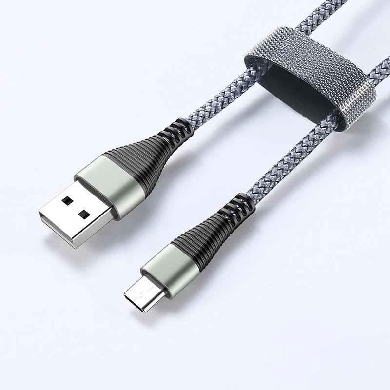 Серый FIVI usb type C кабель для USB C для samsung S10 S9 S8 huawei xiaomi USB-C 3A Быстрая зарядка USB C кабель зарядный кабель для huawei - Цвет: Серый