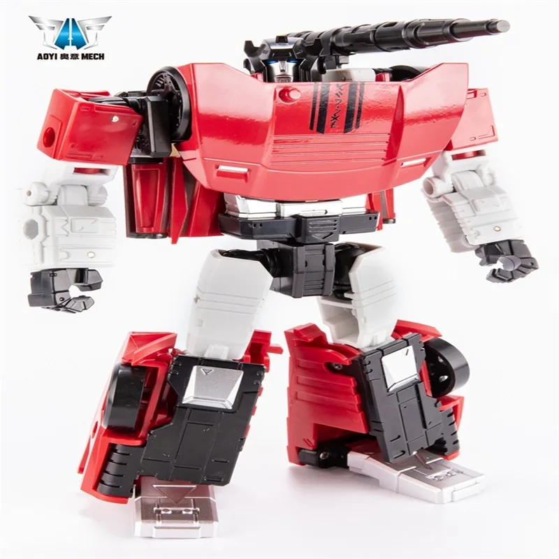 Трансформер BMB круглая вытирающаяся красная фигурка с оповещением | Игрушки и