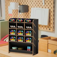student with drawer study stationery storage desk organizer office pen holder home diy separate parts wooden rack multifunction