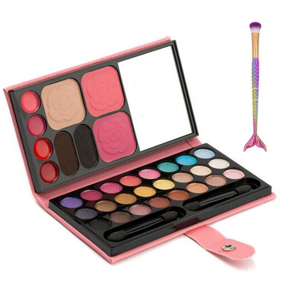 33 Цвета Палитра теней для век Обнаженная Косметика земля Румяна Тени много