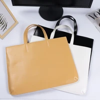 fashion pu leather laptop bags for women girl 14 inch for macbook air pro casual waterproof laptop case notebook briefcase bag