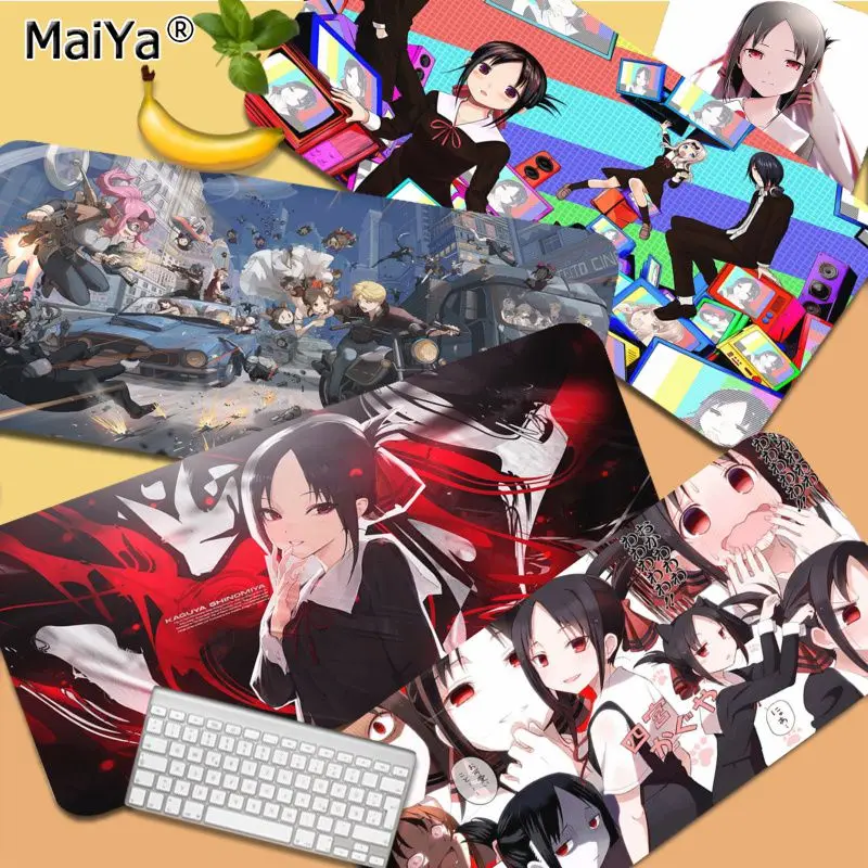 

Аниме Kaguya-sama Love Is War Cartoon Fujiwara Chika Your Own Mats Ноутбук игровой коврик для мыши Размер коврика для мыши для клавиатуры коврик для мыши