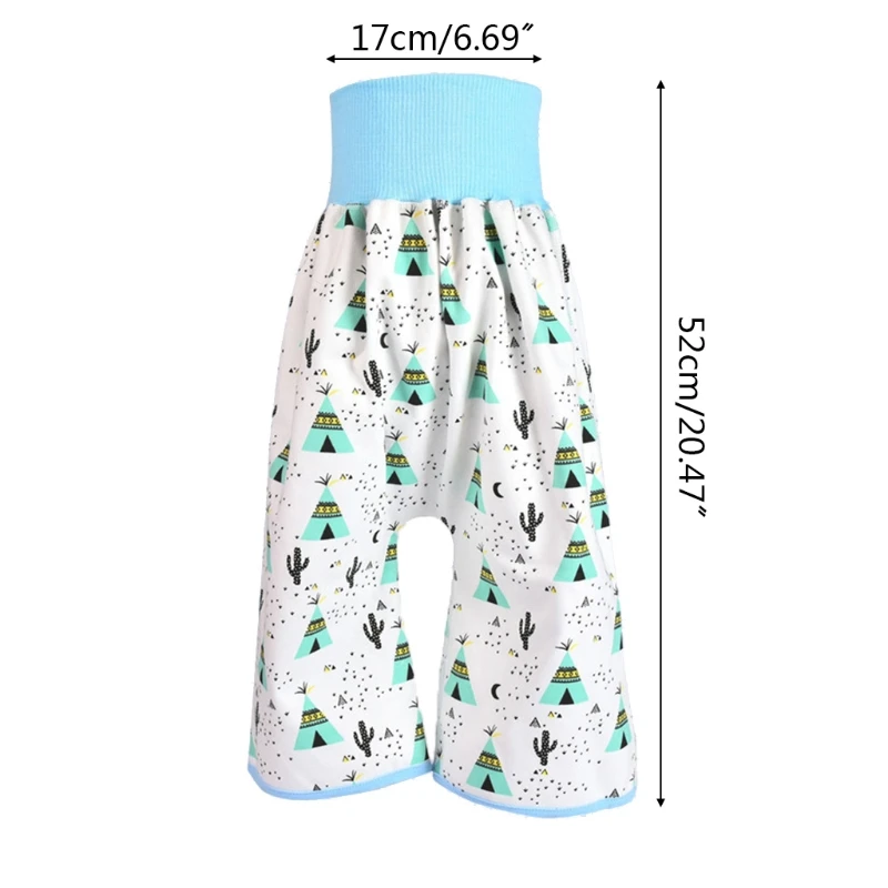 

2 in 1 Comfy Children Baby Diaper Skirt Shorts Pure Cotton Anti Bed-wetting Waterproof Absorbent Washable Training Nappy Pants