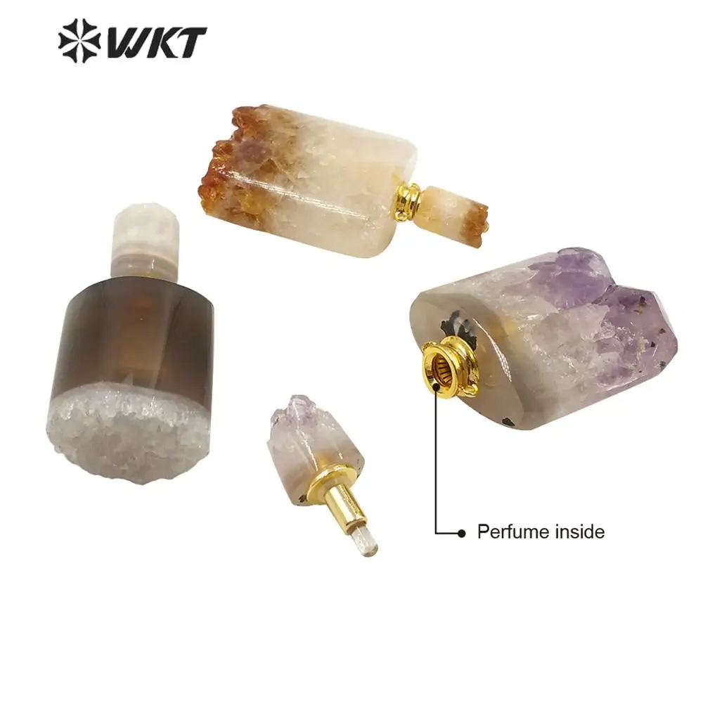 WT-P1500 Модные Портативные натуральные фиолетовые желтые кварцевые цитрины