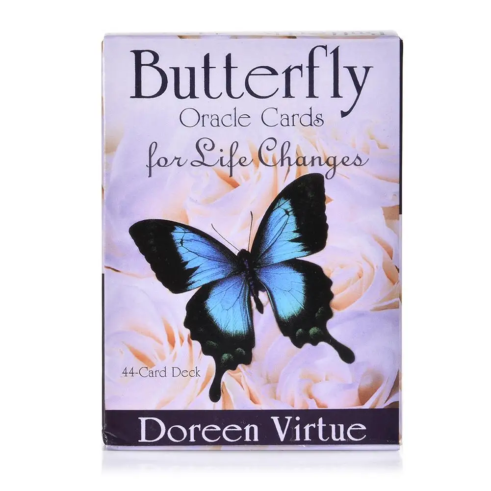 Butterfly Oracle Cards For Life набор из 44-карточной колоды и гида оккультная Divination Book для