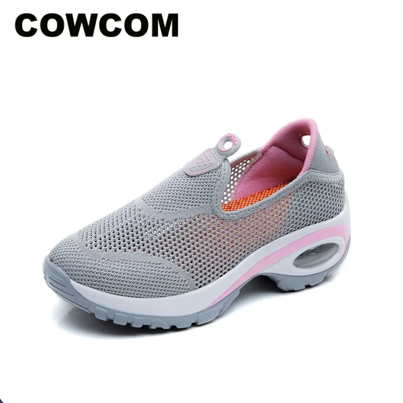 COWCOM 2018 Летняя женская обувь плетеная спортивная уличная Удобная дышащая для