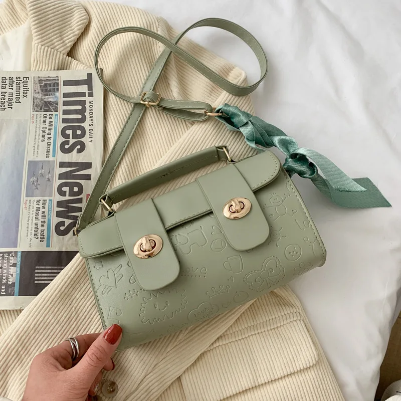 

High-end luxury brand women's shoulder bag 2021 new fashion small square bag designer net red handbag wild messenger bag