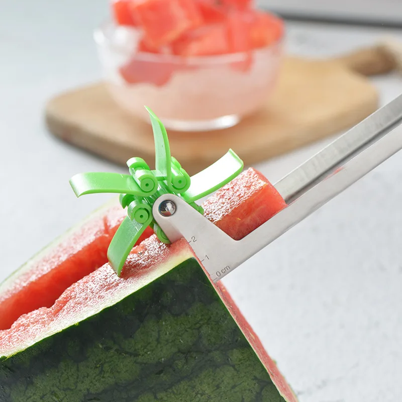 New Watermelon Shredder Multifunctional Melon Seed Slicer Stainless Steel Windmill Fruit Household Artifact Kitchen Tool | Дом и сад