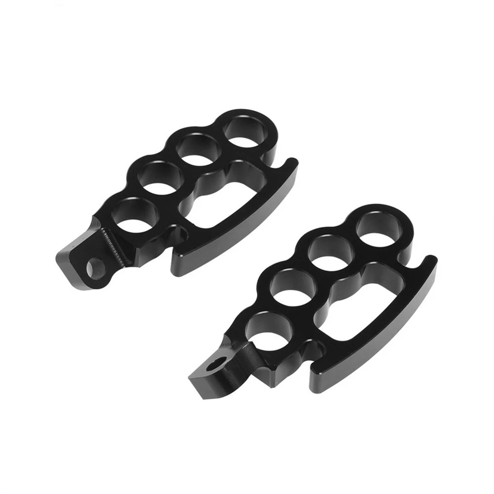 

Motorcycle Foot Pegs Flying Knuckle Footrests Control Knuckle Foot Pegs Pedal Universal Cool Trendy Wearable Aluminum for Harley