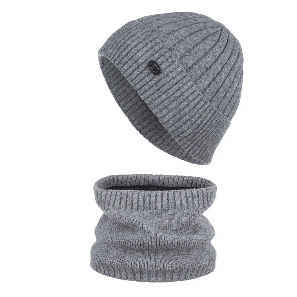 SAGACE унисекс зимняя вязаная короткая однотонная Кепка в рубчик мешковатая Ретро