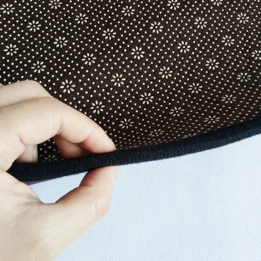 

Fashion light luxury houndstooth stitching tapis living room bedroom rug hanging basket chair non-slip round mat shooting carpet