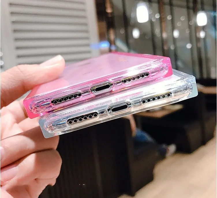 Квадратный чехол для телефона iPhone 11 Pro прозрачный силиконовый мягкий из ТПУ XS Max XR