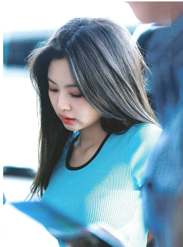 Kpop Blackpink JENNIE/уличная футболка с круглым вырезом Женский костюм из двух предметов, топ и штаны, женский корейский сексуальный тонкий комплект из 2 предметов
