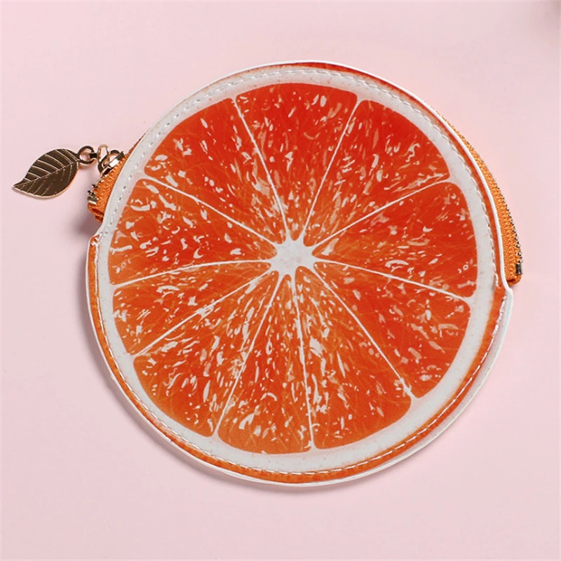 

1PC Korean cute creative simulation fruit PU leather high quality coin purse Gift Pocket Coin Bag Pouch