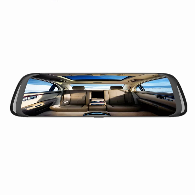 Vikewe 7,0 дюймовый сенсорный экран Автомобильный видеорегистратор камера зеркало заднего вида видеорегистраторы двойной объектив рекордер ночного видения видеорегистратор FHD 1080P Регистратор