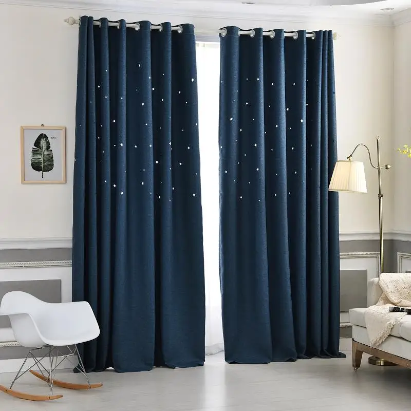 Современные затемняющие шторы занавески для гостиной кухни спальни однотонные с