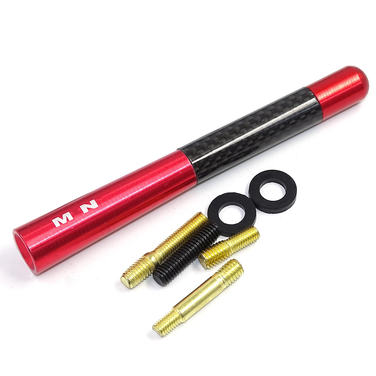 4 37 дюймовая универсальная черная углеволоконная короткая Автомобильная