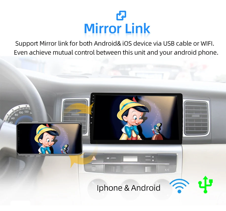 Android 9.0 touch screen 1 din HD 4K MP3 mirror link carplay PX6 multimedia auto radio car navigation GPS player for Lada Vesta