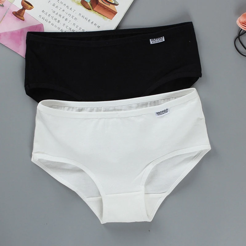 Нижнее белье для девочек с низкой талией дышащие трусы девочек-подростков