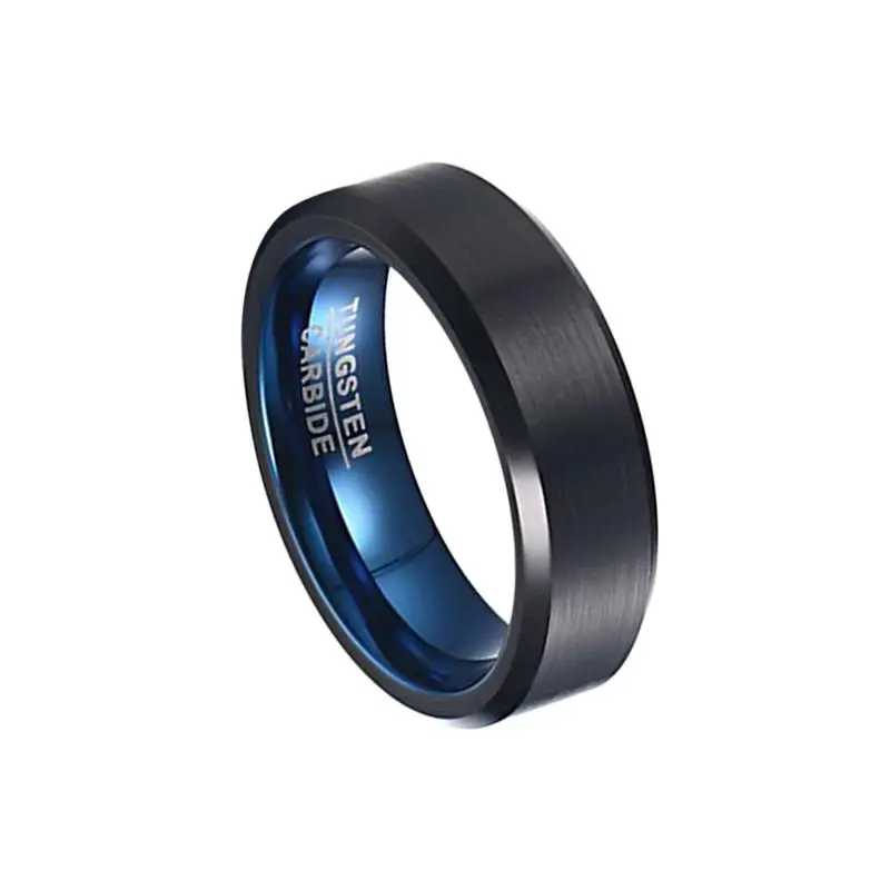 Кольцо на палец стильное модное кольцо трендсеттера синее покрытие внешнее