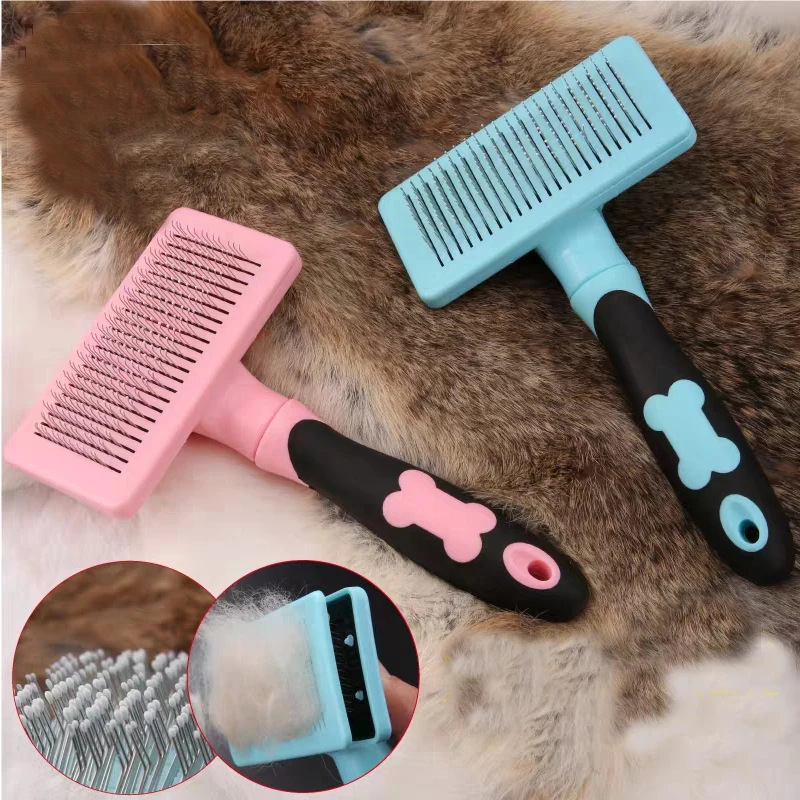 Расческа для собак кошек удобная щетка массажа щенков инструменты ухода за