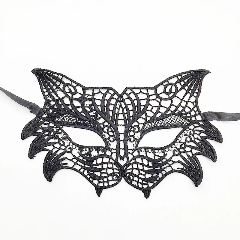 Tiger head Сексуальная кружевная Карнавальная маска на Хеллоуин вечерние женские маски для глаз маска для косплея венецианские костюмы карнавальные полумаски для лица - Цвет: Tiger head