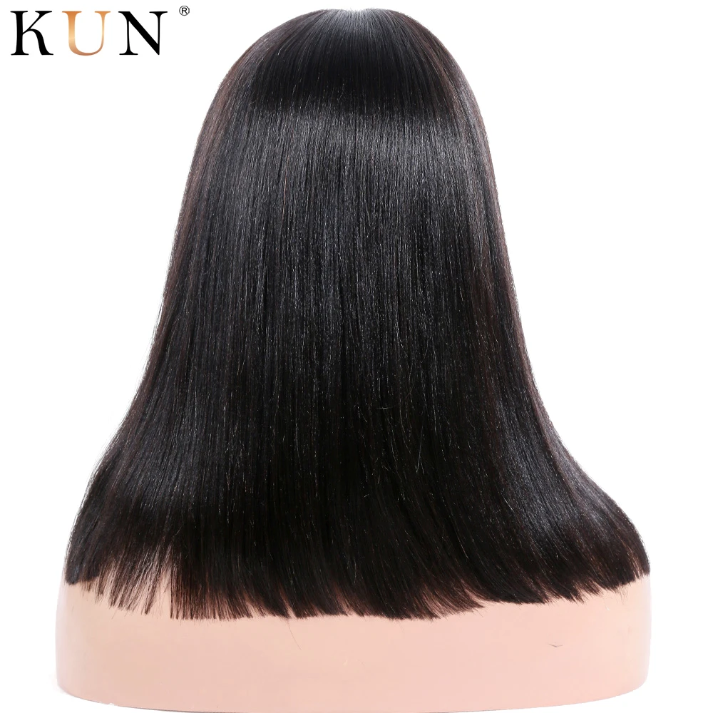 Парики из коротких человеческих волос 360 парик натуральных яки прямые парики 360x6