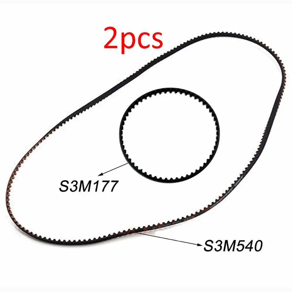 2 шт. ремень 171T/540T S3M540 S3M177 запчасти для передних и задних ремней модели автомобиля