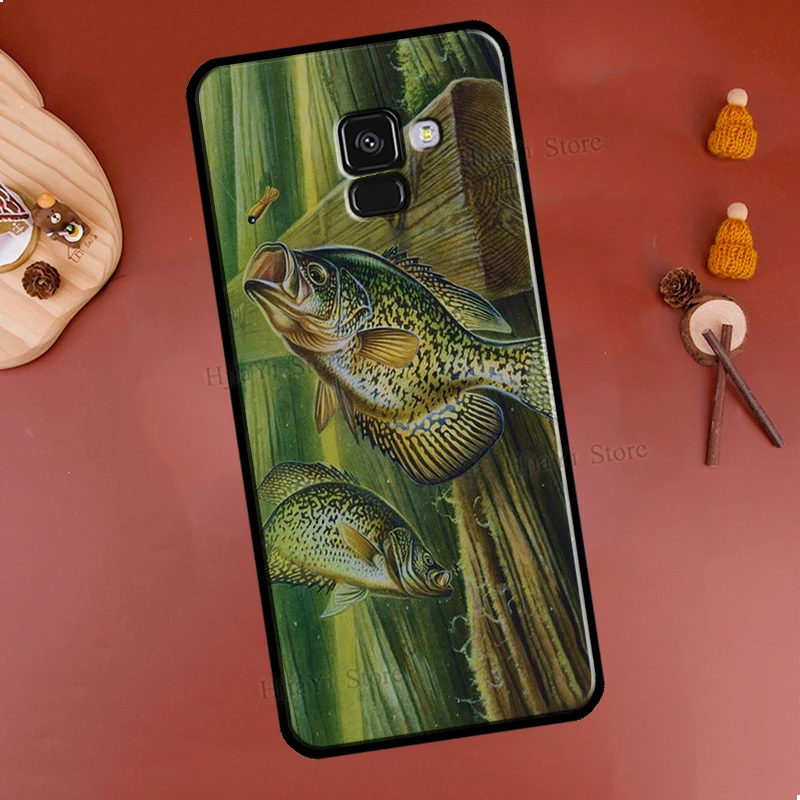Bass Fishing Rainbow Trout Case For Samsung A6 A8 Plus J4 J6 J8 A7 A9 2018 A3 A5 J1 2016 J3 J5 J7 2017 Phone Cover images - 6