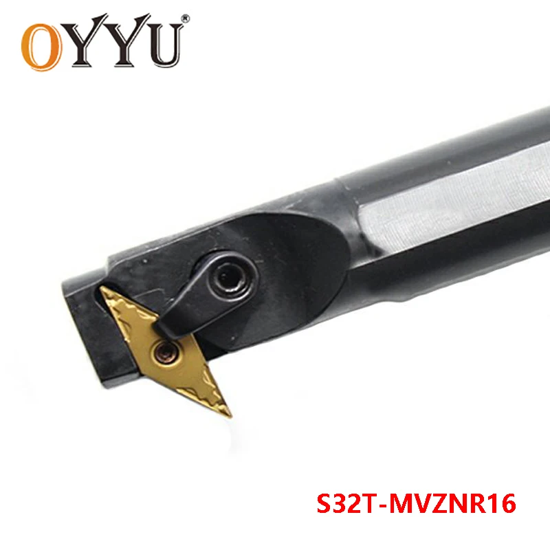 

OYYU S32T-MVZNR16 твердосплавные пластины для держателя 32 мм MVZNR токарный резак с ЧПУ токарный инструмент, расточная оправка