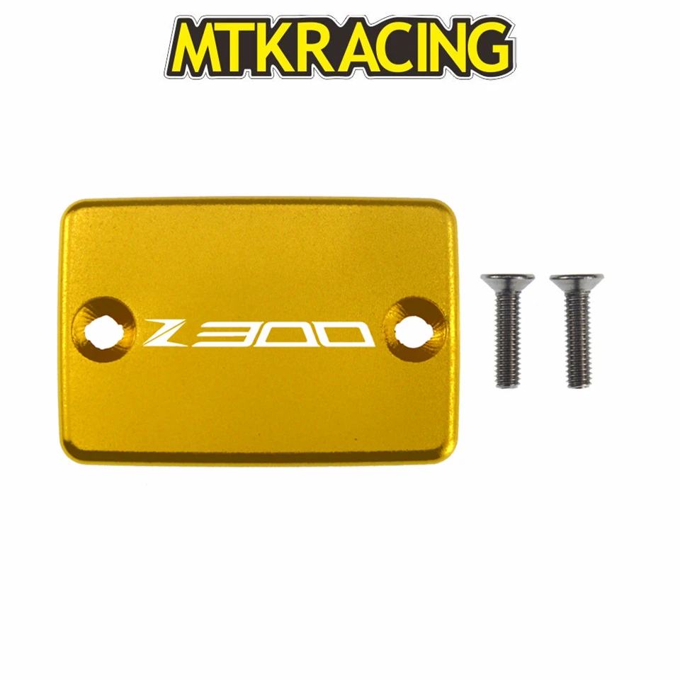 

CNC Aluminum Motorcycle Brake Fluid Fuel Reservoir Tank Cover Cap FOR KAWADAKI Z300 2015-2017