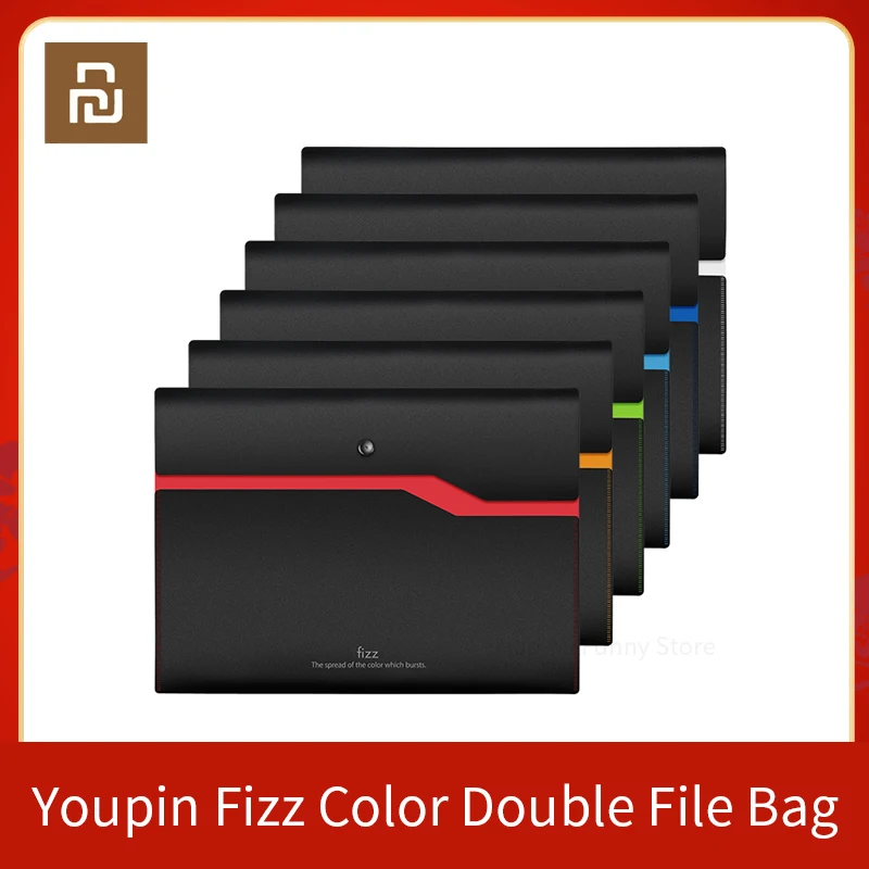 Xiaomi Youpin Fizz папка для документов А4 держатель файлов Органайзер 2-слойная Большая