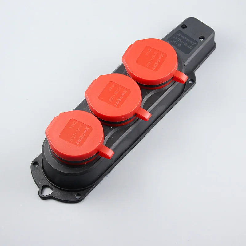 Штепсельная Вилка европейского стандарта IP44 уличная водонепроницаемая розетка