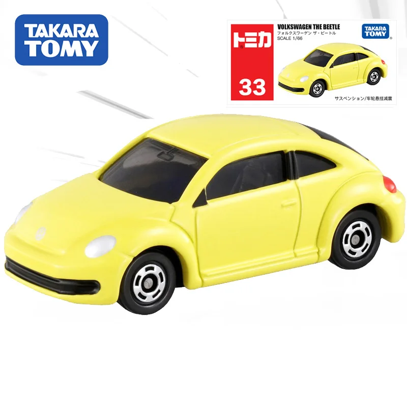 Модель автомобиля Takara Tomy Tomica Volkswagen Beetle 1/66 из сплава модель литая Игрушечная