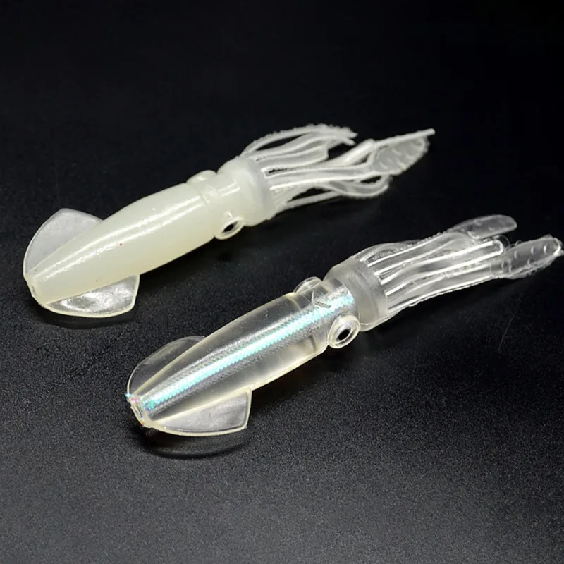 Рыболовная приманка светящаяся осьминог юбка Swimbait кальмары рыболовные приманки