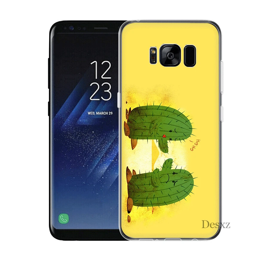 Mobile Phone Case For Samsung A3 A5 A6 A7 A8 A9 A10 A20 A30 A40 A50 A60 Hard Cover Watercolour Cactus And Succulents Coque | Мобильные
