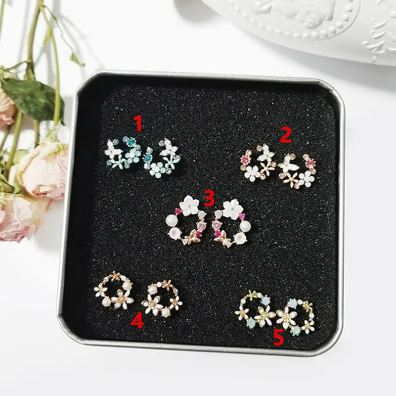 2 шт. подарок на День святого Валентина для подружки невесты стразы серьги в виде